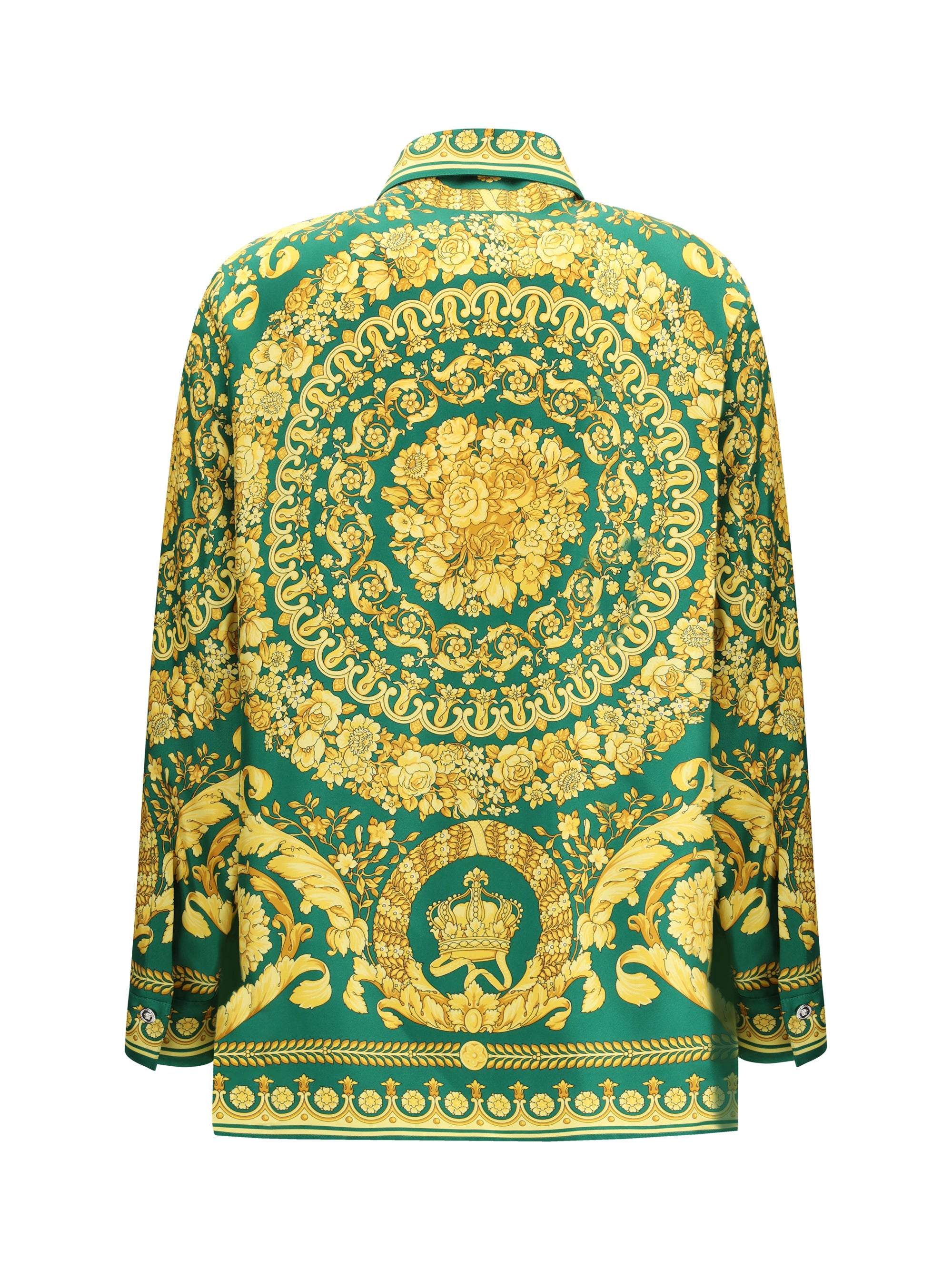 printed silk shirt