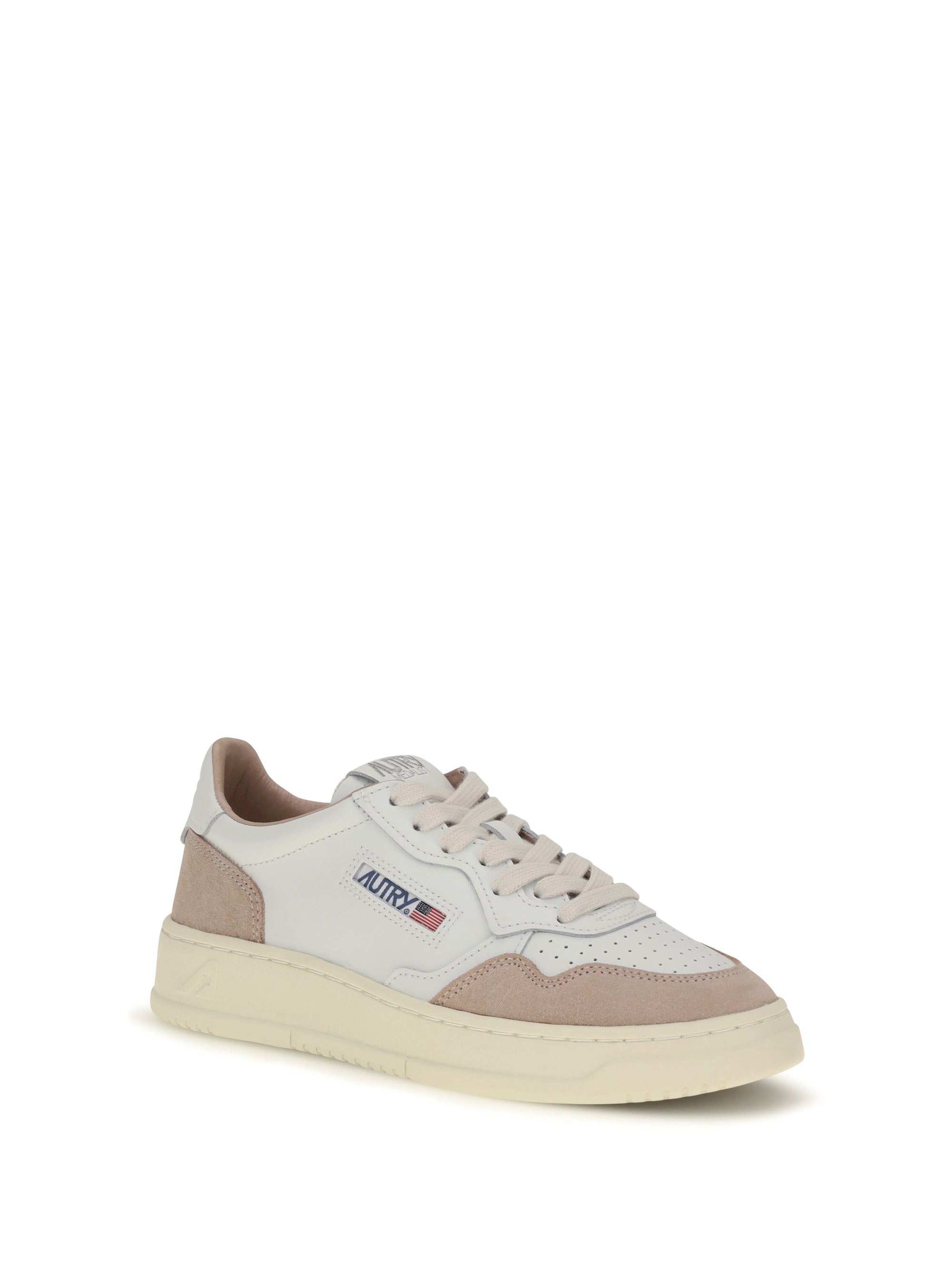 medalist low leather sneakers