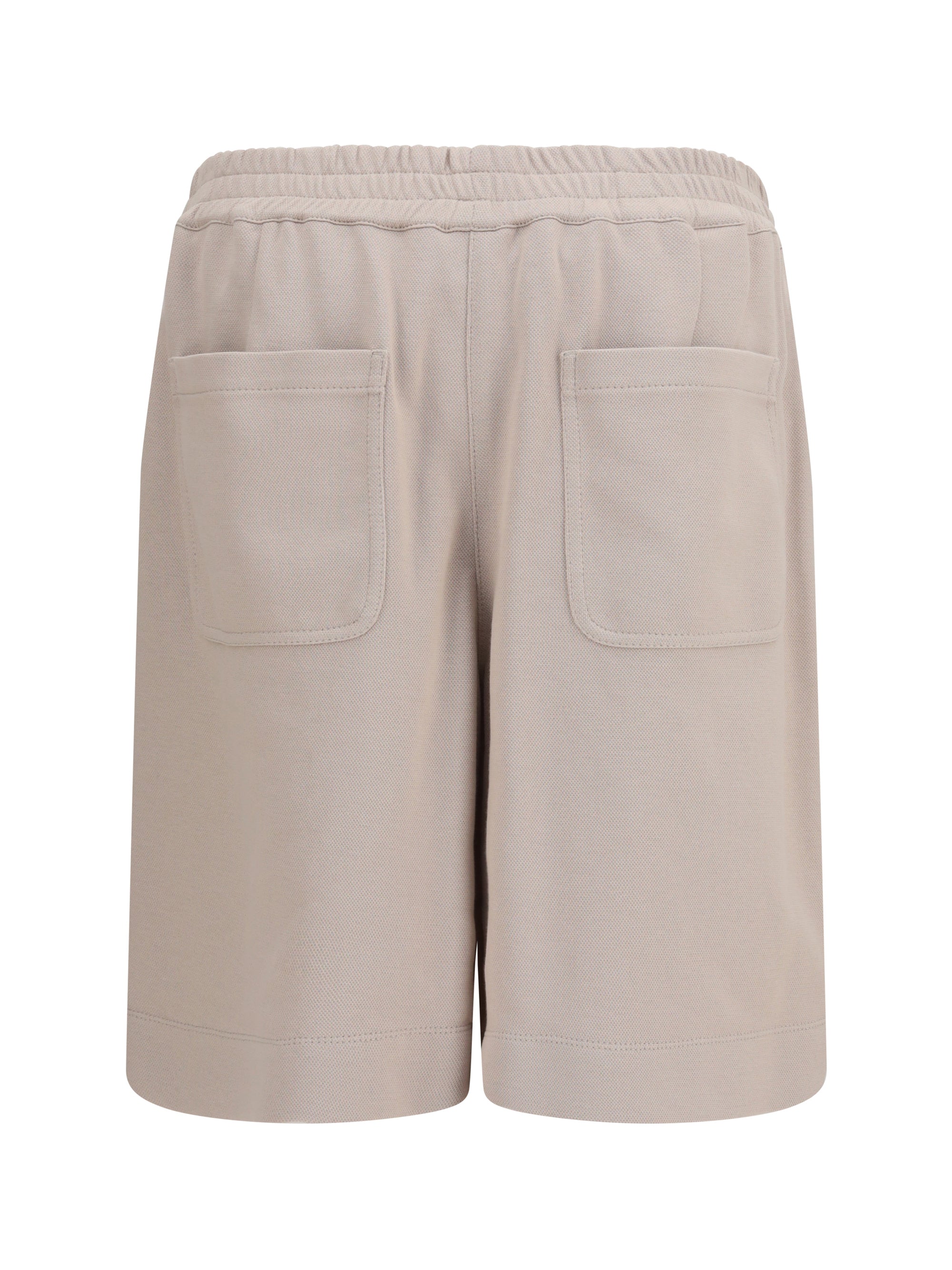 cotton piqué shorts