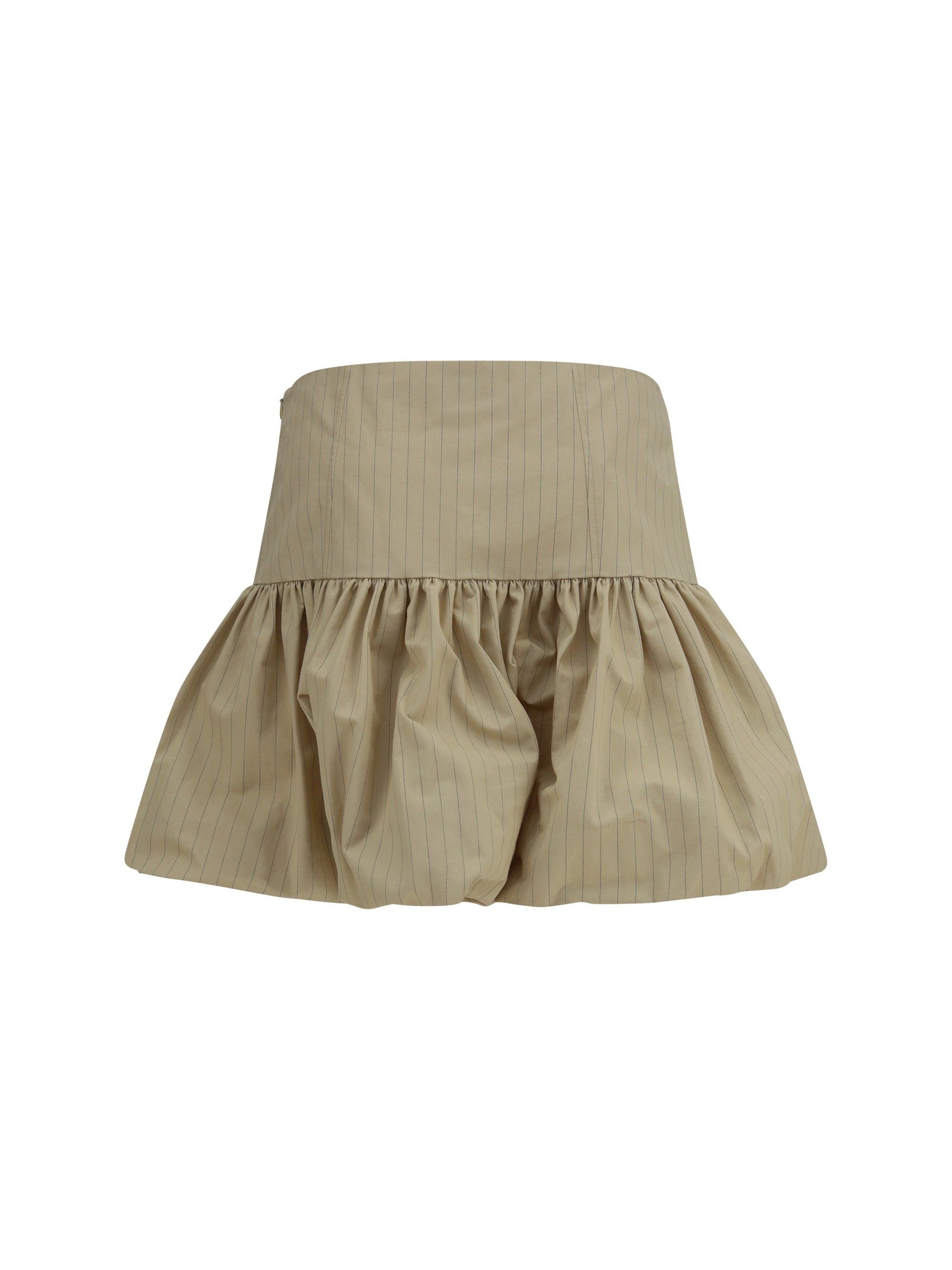 ruffled mini skirt