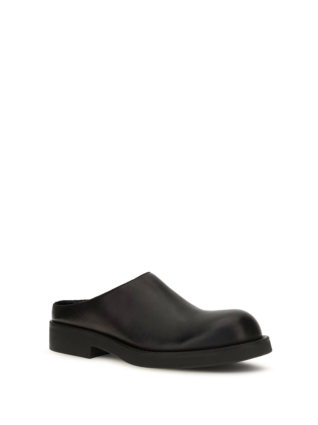 MM6 36 biker round toe mules