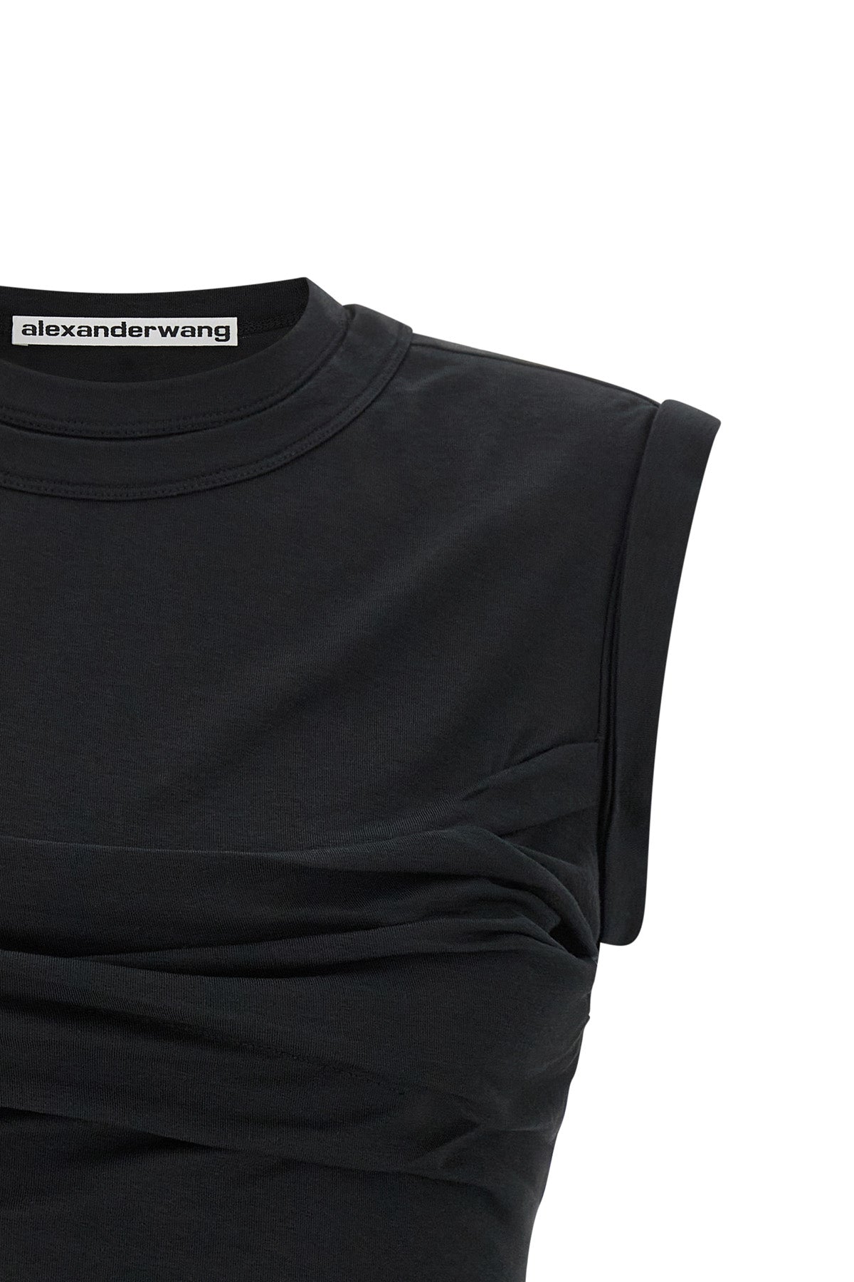 the alexander wang twisted bust layered tank top redefines the codes of everyd