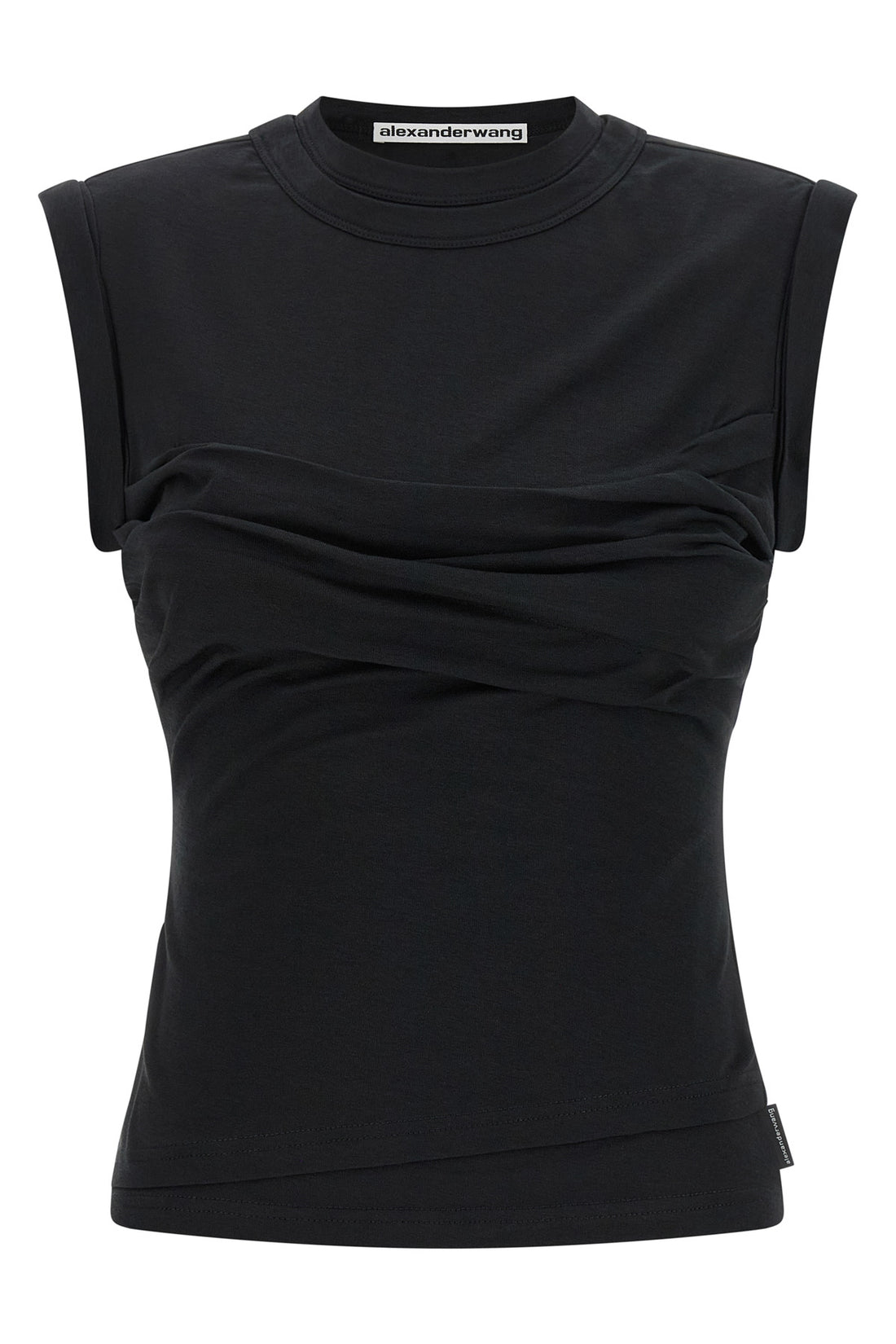 ALEXANDER WANG M the alexander wang twisted bust layered tank top redefines the codes of everyd