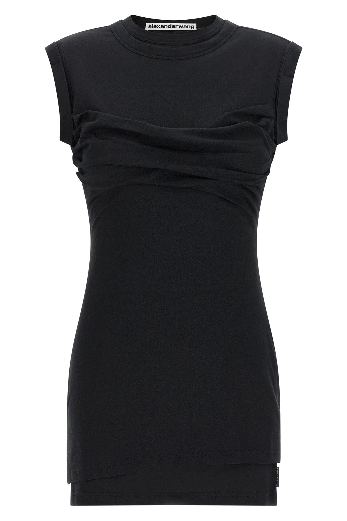 the alexander wang short dress deficinizes an essential and structured aesthetic