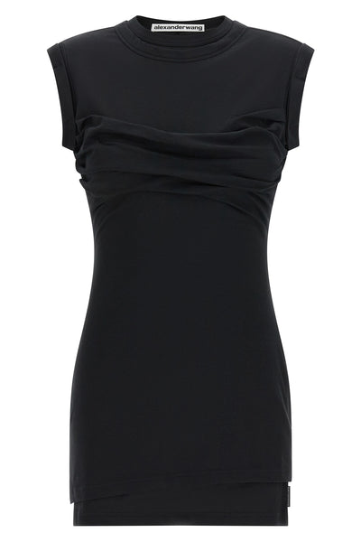 the alexander wang short dress deficinizes an essential and structured aesthetic