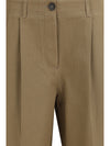 straight-leg pants in organic cotton