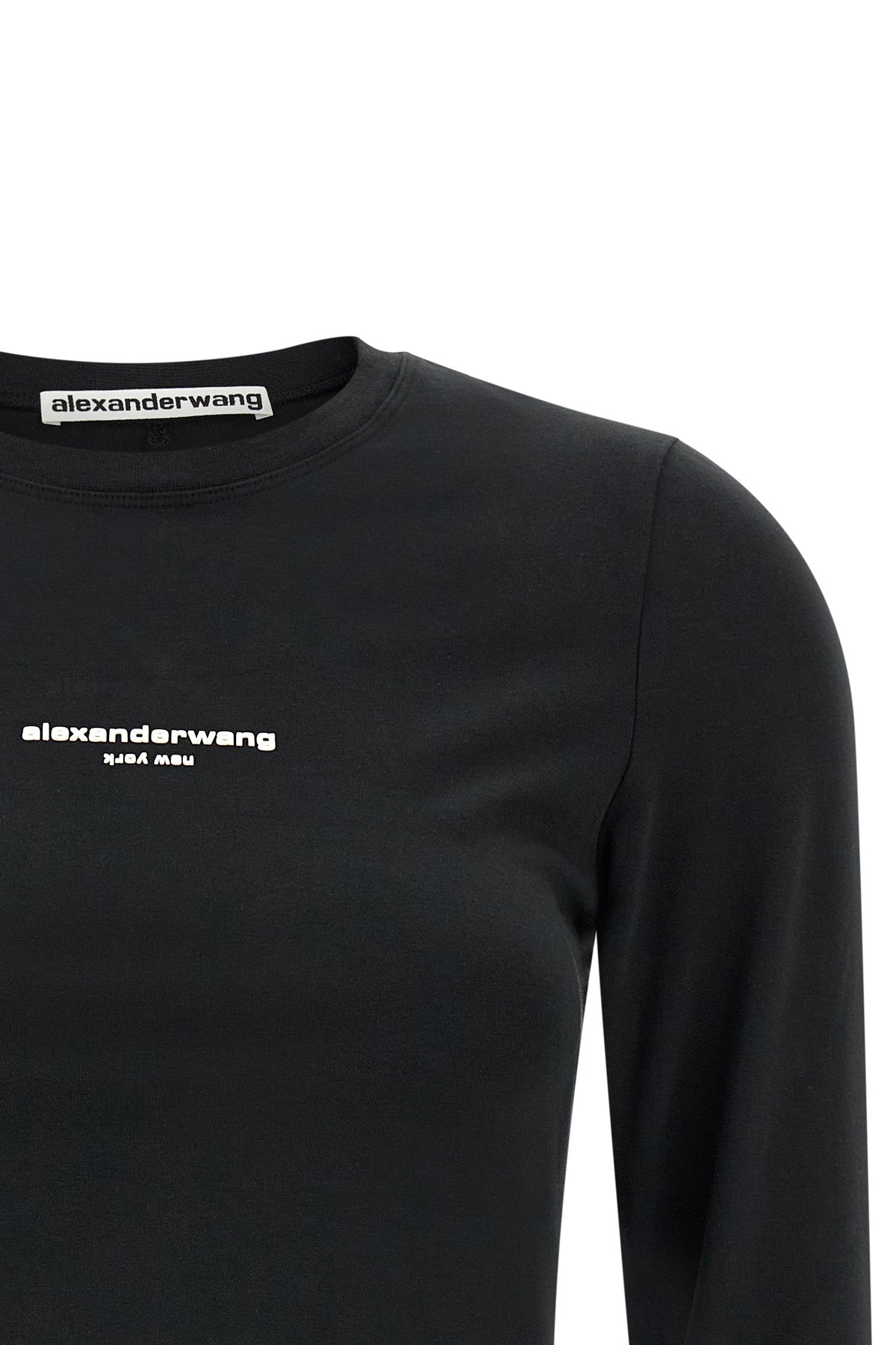 the alexander wang long-sleeved t-shirt redefines the codes of essential clothin