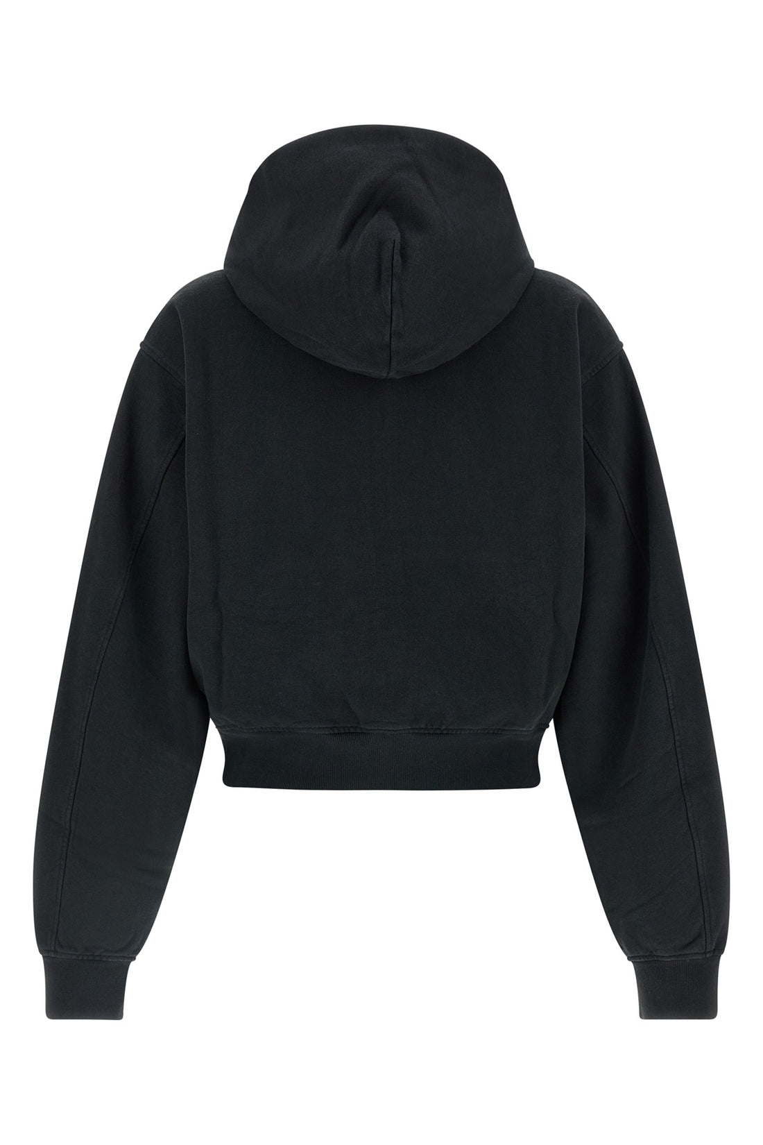 ALEXANDER WANG S the alexander wang logo print zip-up hoodie redefines casual wear through a cont