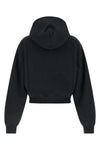 the alexander wang logo print zip-up hoodie redefines casual wear through a cont