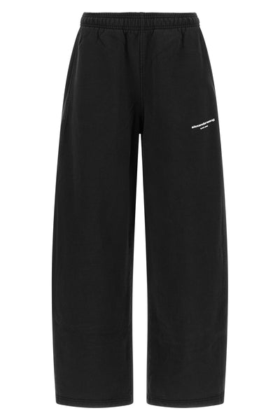 alexander wang mid-rise relaxed sports pants redefine casual luxury through prec