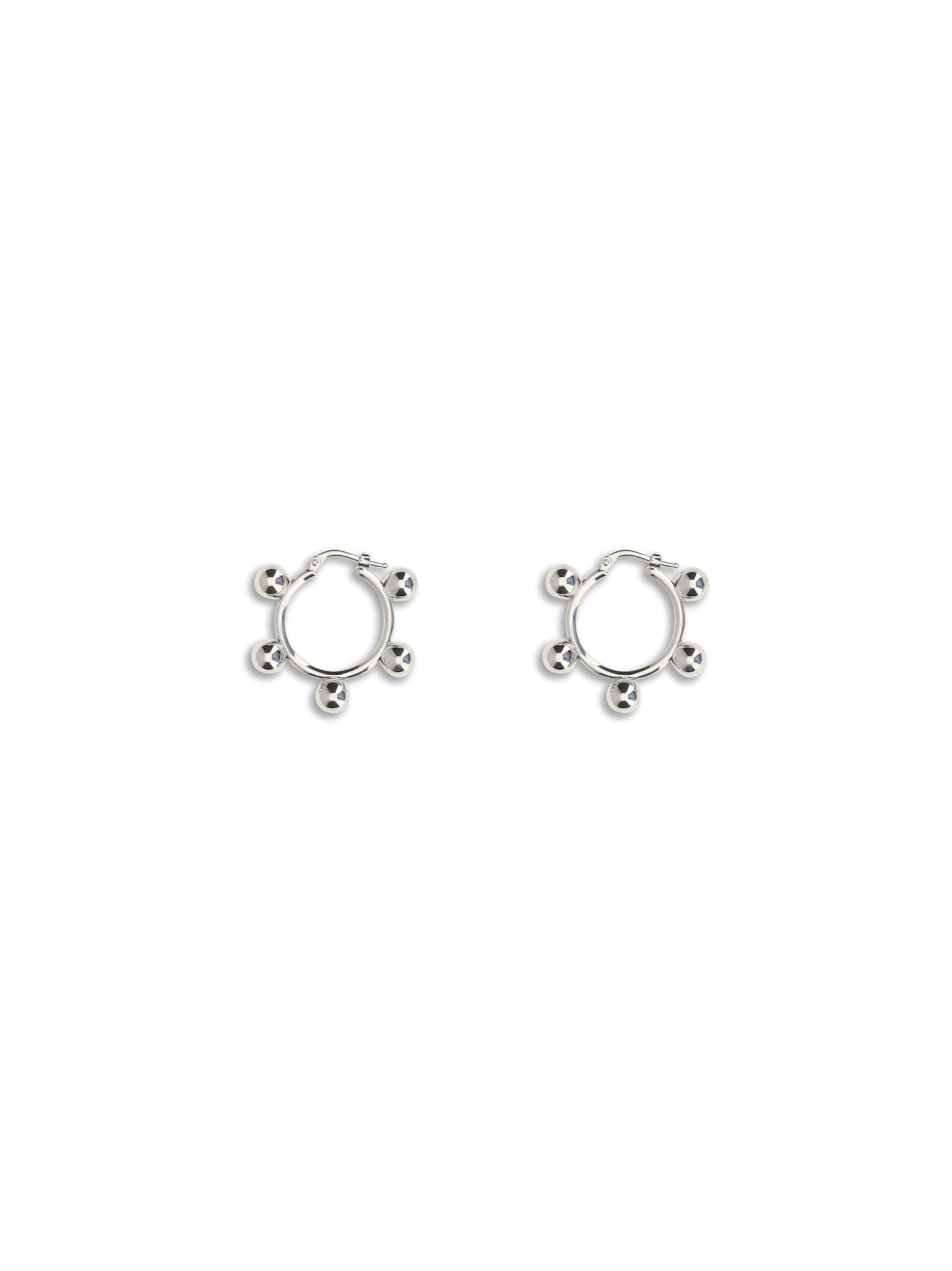 JIL SANDER OS hoop earrings