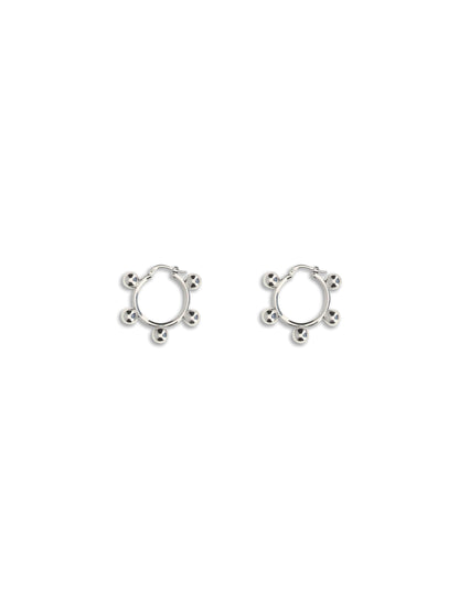 JIL SANDER OS hoop earrings