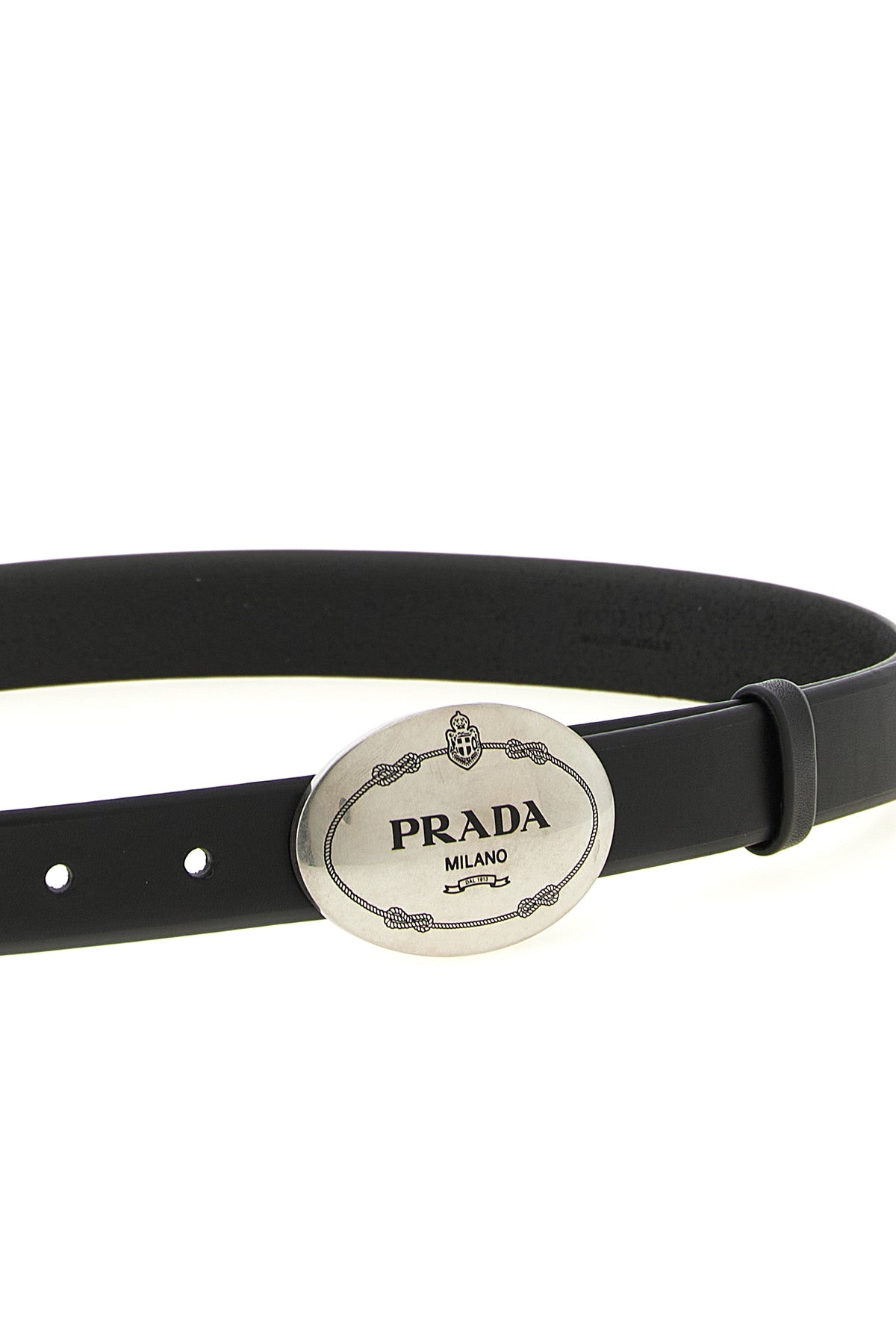 the prada belt in soft calf leather exemplifies the brands mastery of minimal l