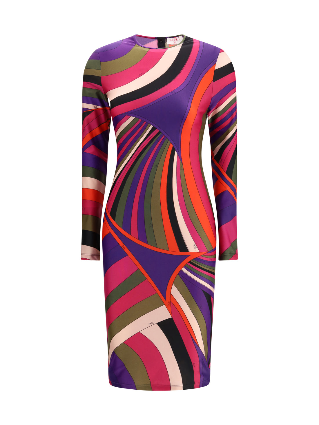 PUCCI 40 fitted long sleeve midi dress
