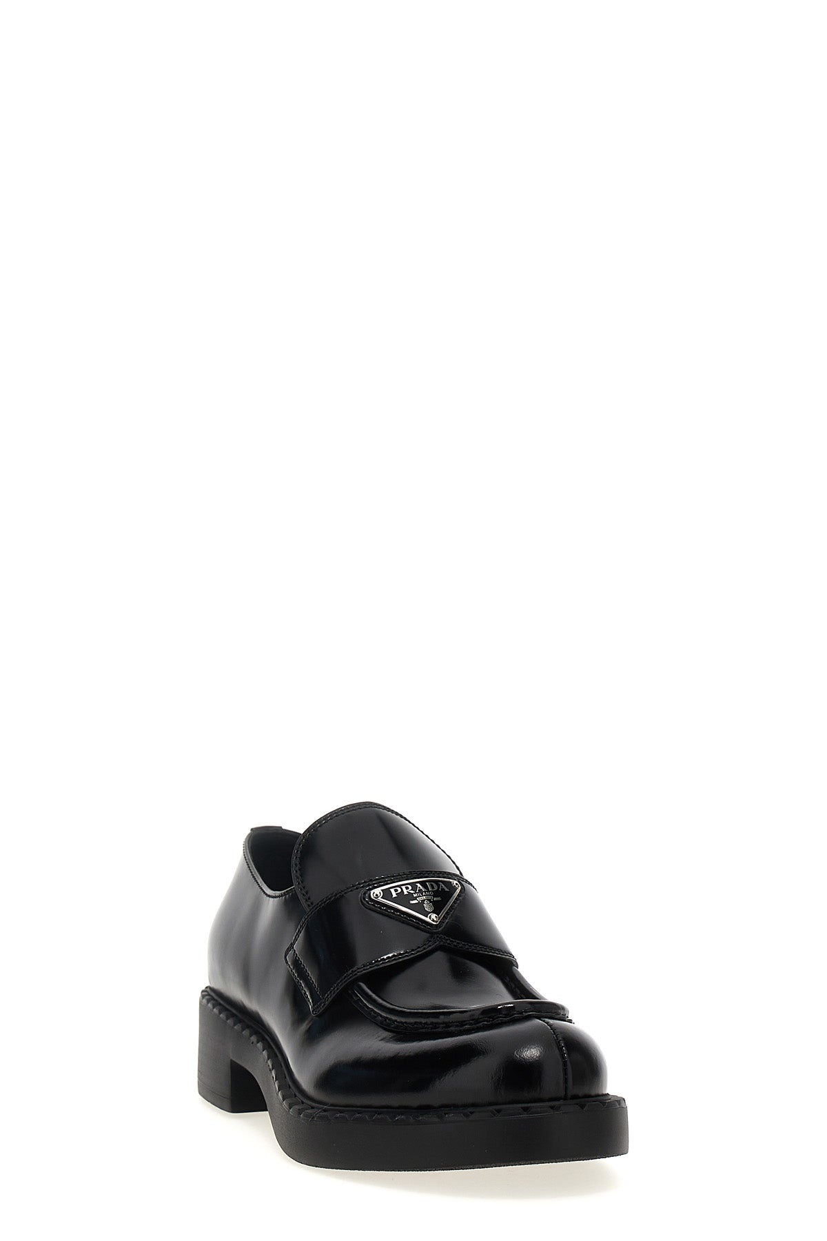 chocolate loafers in brushed leather