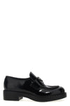 chocolate loafers in brushed leather