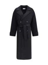 DYNAMIS STUDIO 42 double-breasted long coat
