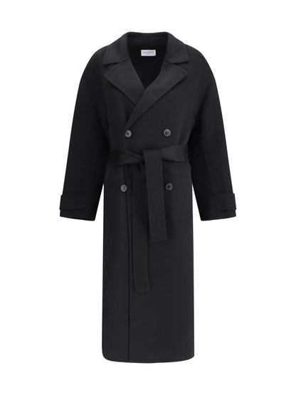 DYNAMIS STUDIO 42 double-breasted long coat