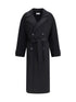 DYNAMIS STUDIO 42 double-breasted long coat