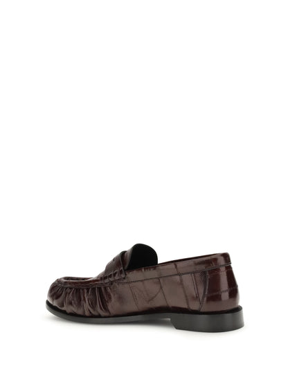 SAINT LAURENT 40 flexible patent eel le loafer loafers