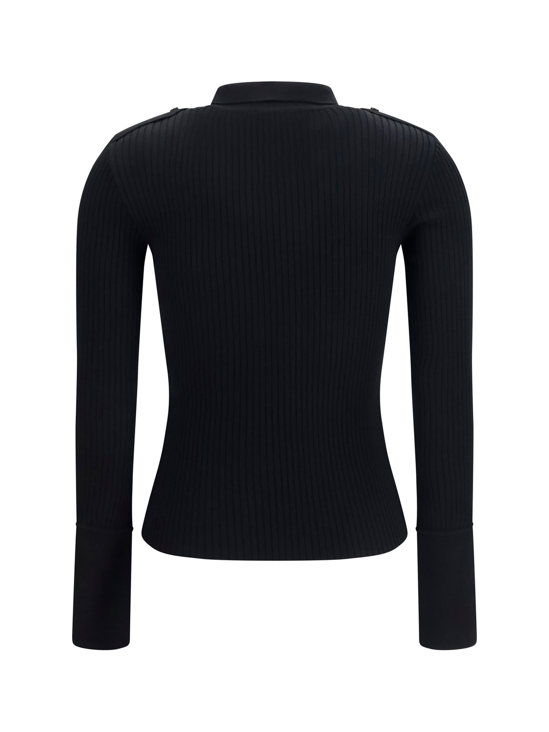 COURRÈGES M ribbed knit polo shirt