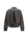 double-zip nylon jacket