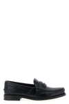 brushed calf leather loafers