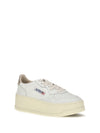 medalist platform leather sneakers