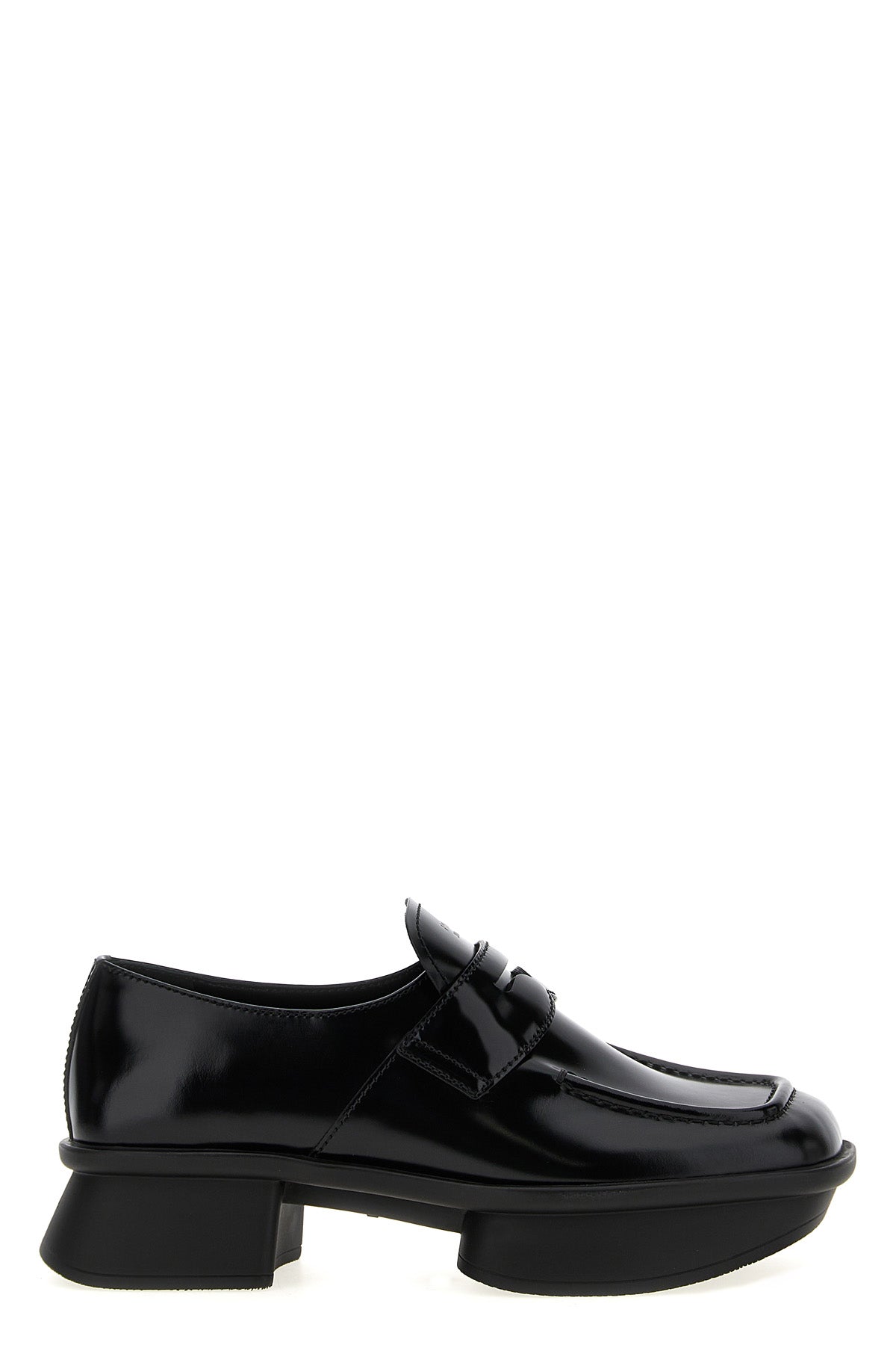 equal loafers in shiny leather