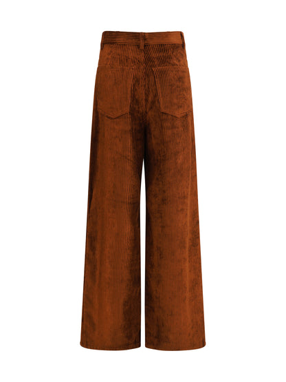 PETAR PETROV 38 corduroy wide leg pants