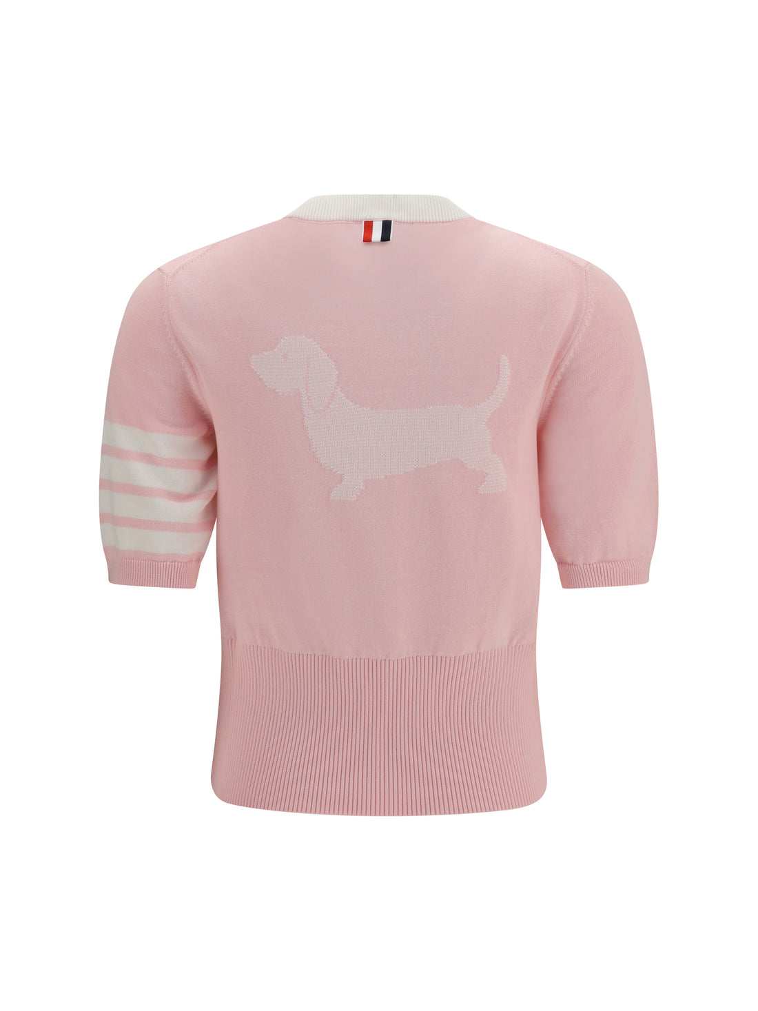 THOM BROWNE 38 hector intarsia t-shirt