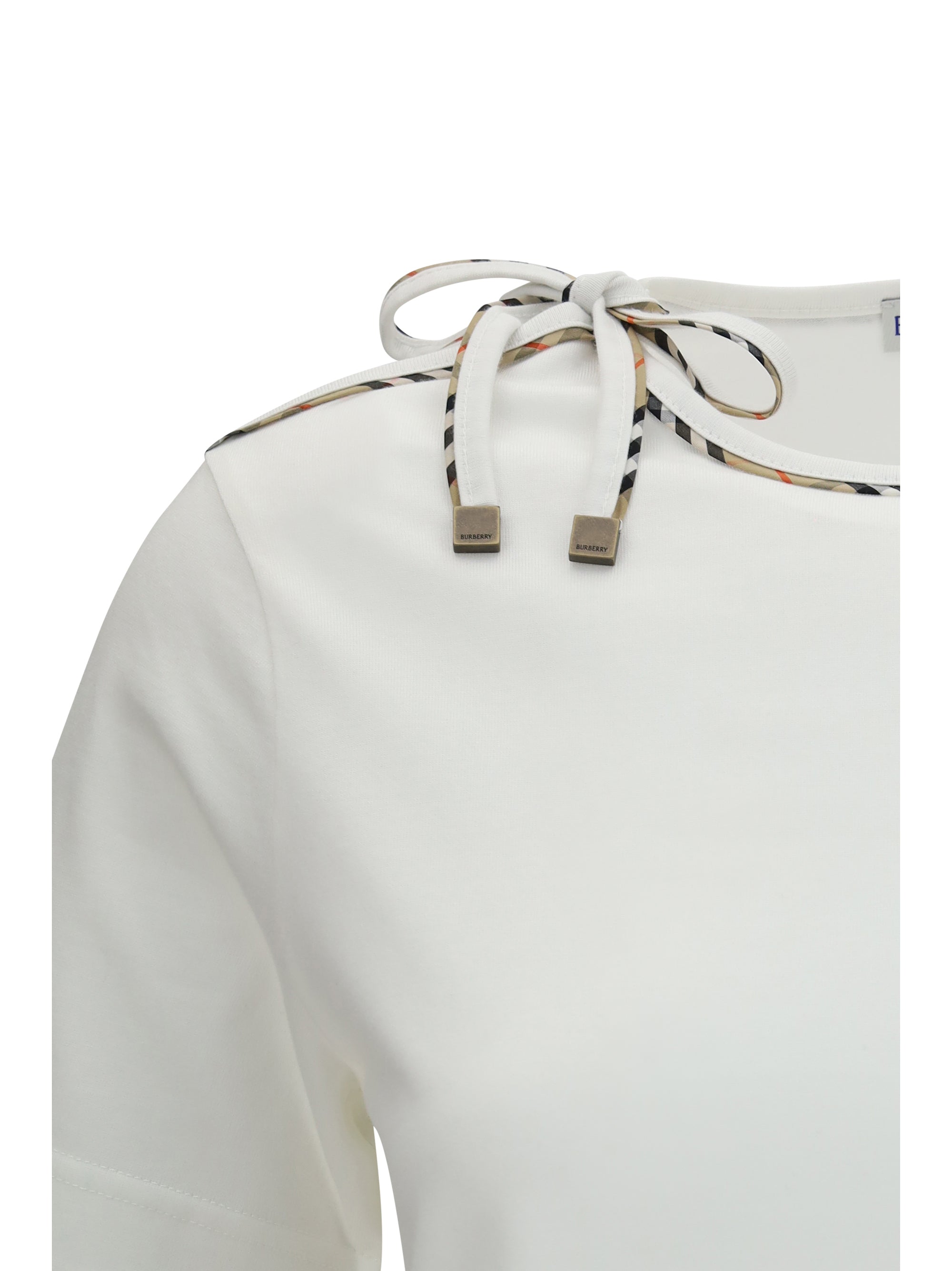 cotton lace-detail t-shirt