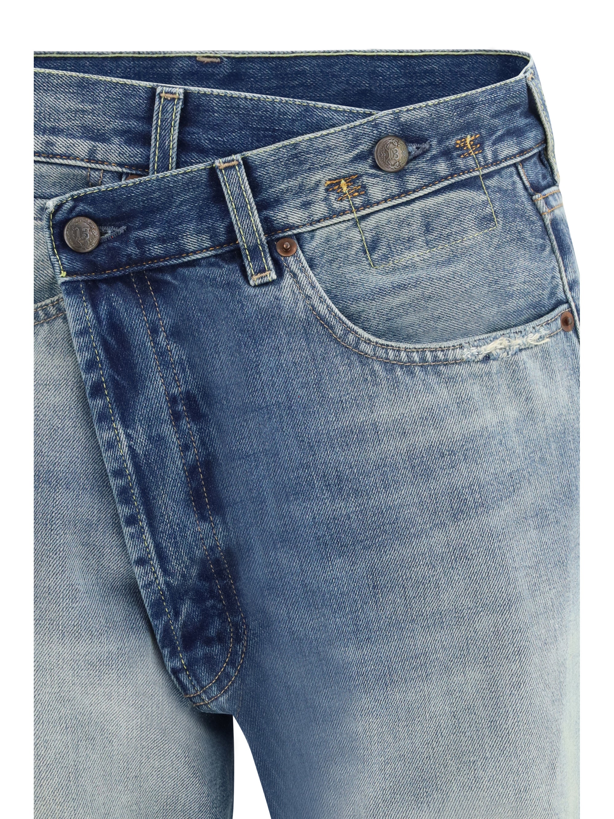 straight-leg jeans
