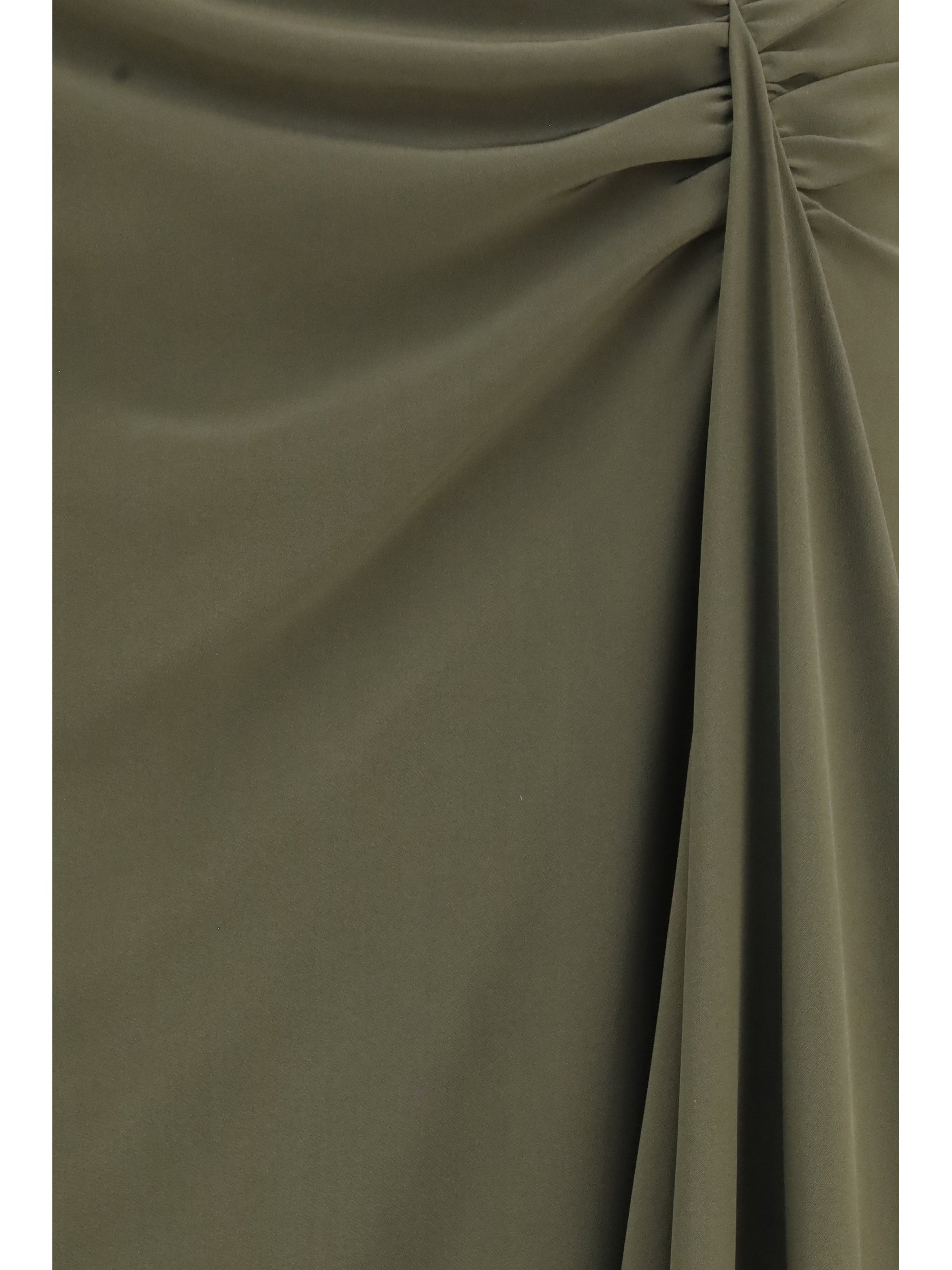 draped long skirt