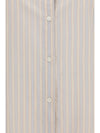 oversized striped shirt in cotton