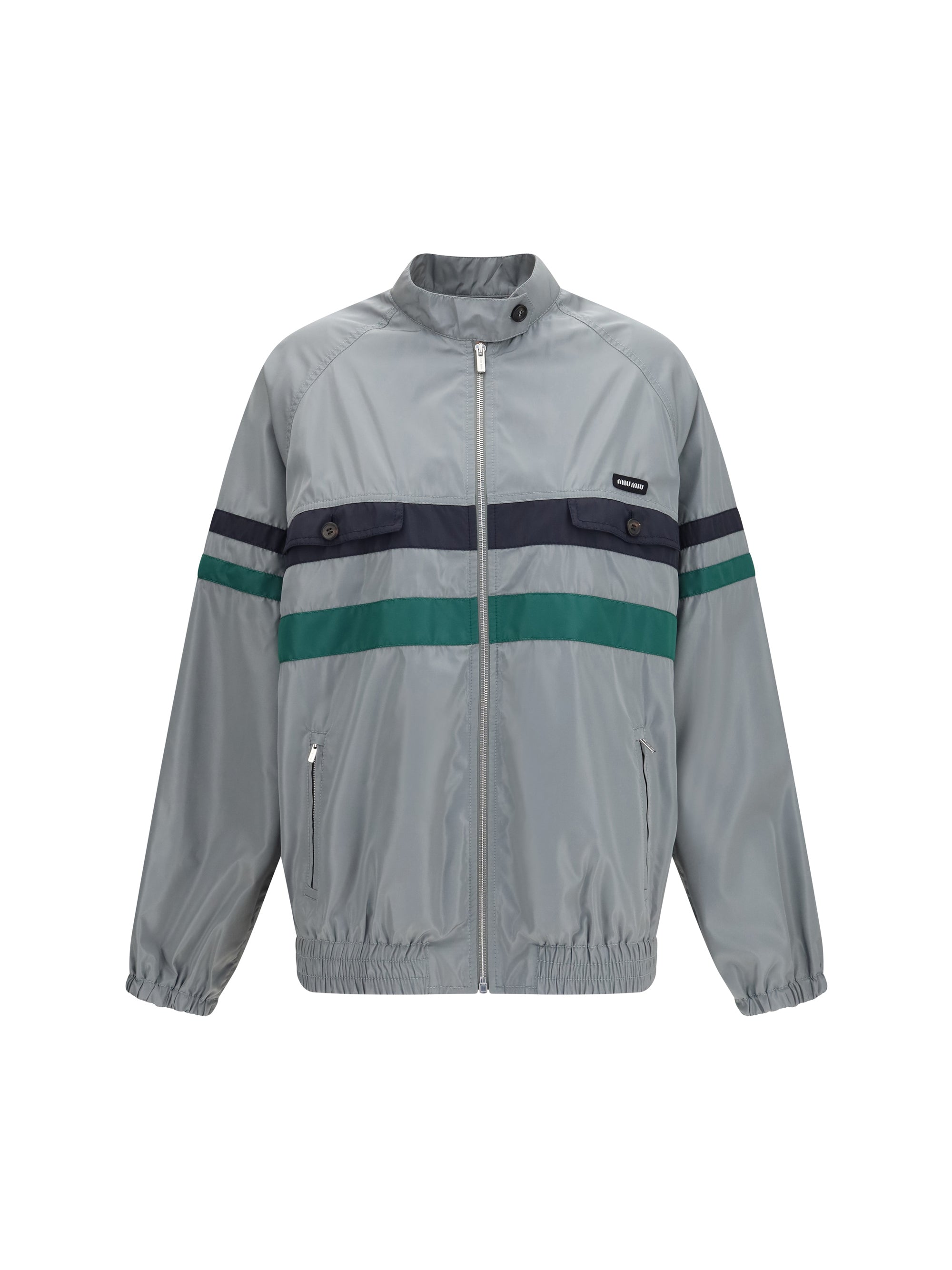 technical silk jacket