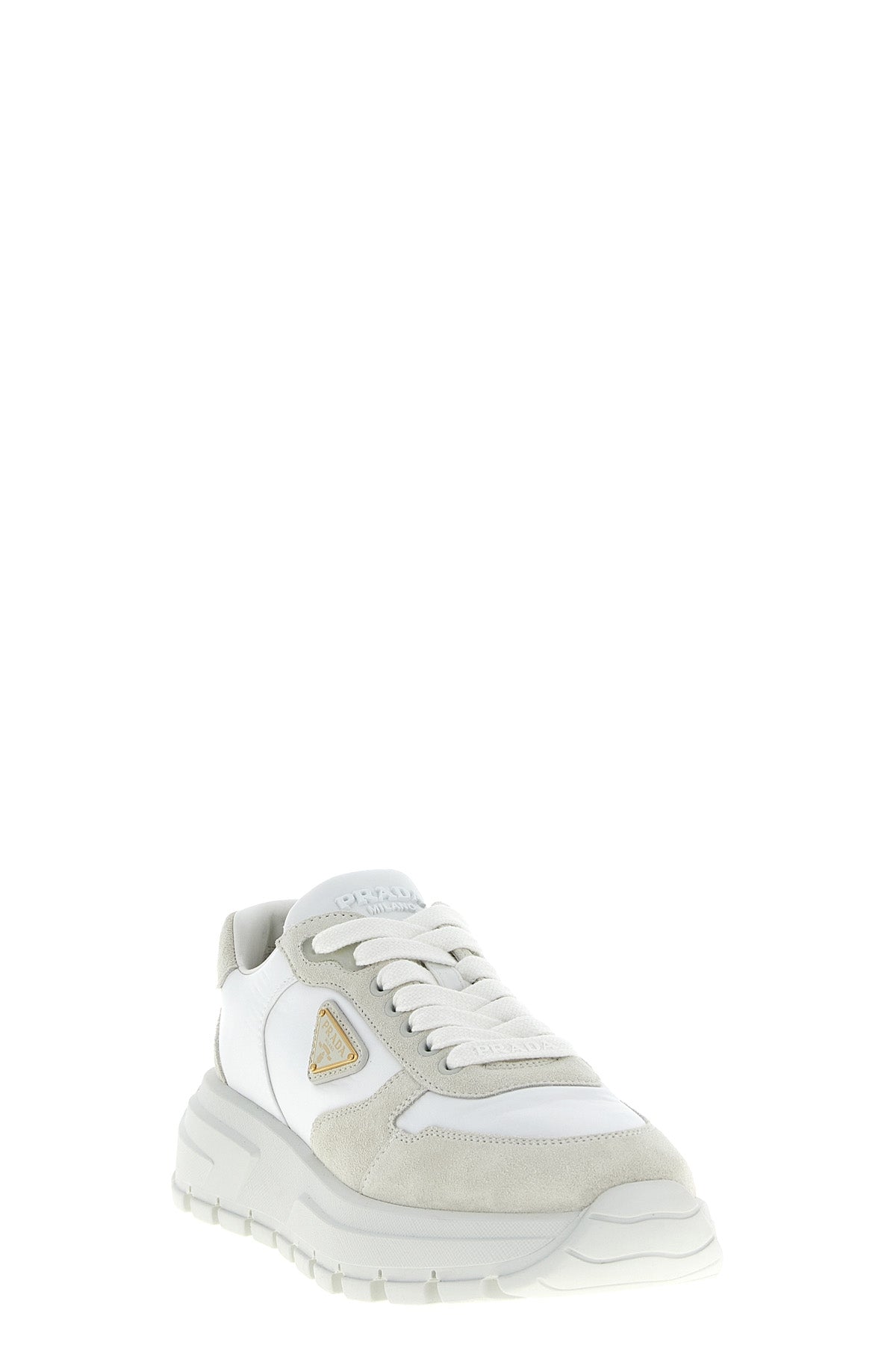 prax 01 re-nylon and suede sneakers
