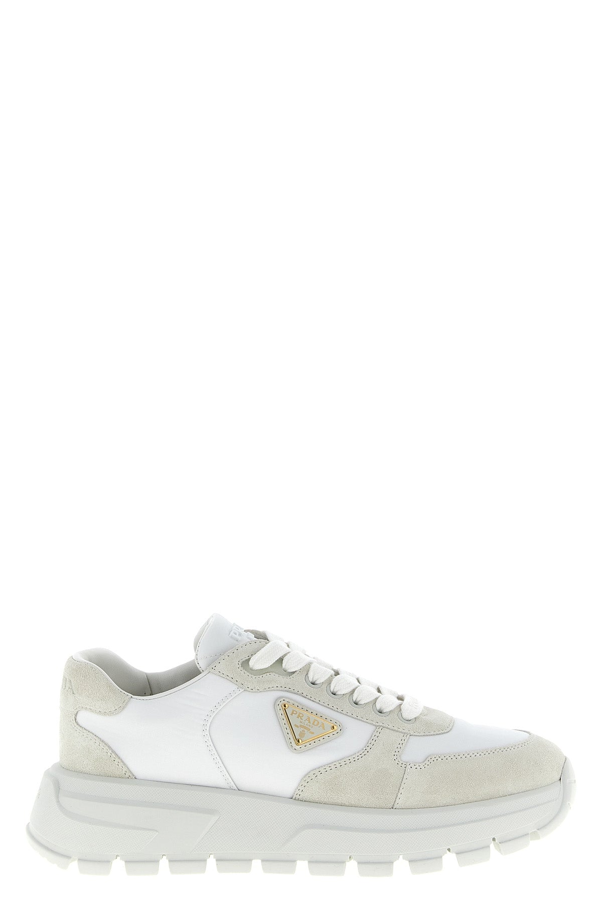 prax 01 re-nylon and suede sneakers