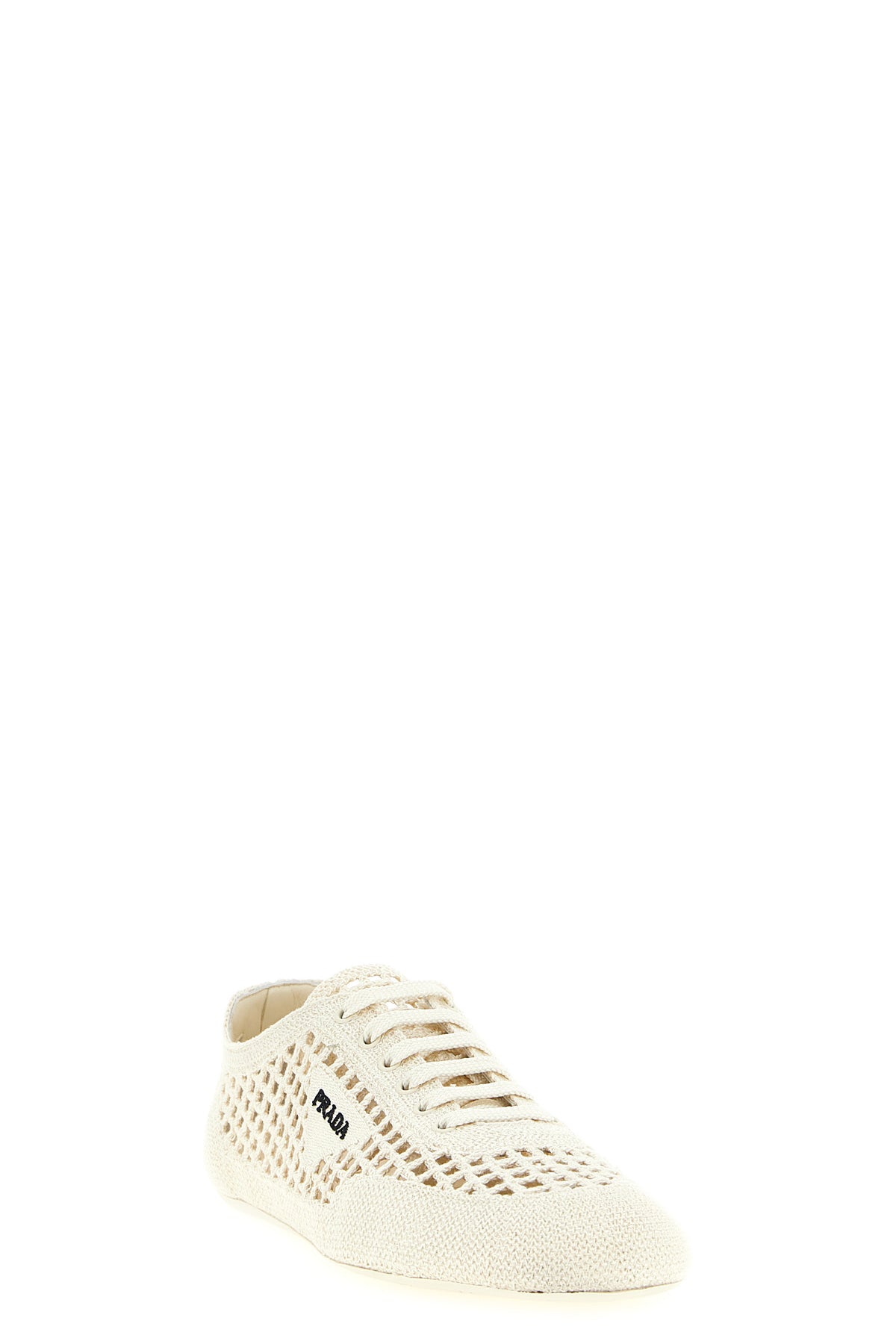 collapse crochet knit sneakers