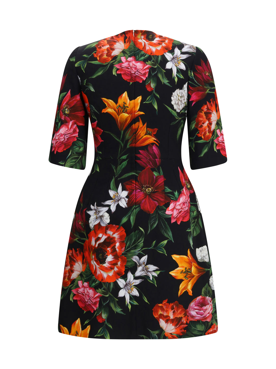 DOLCE & GABBANA 44 floral midi dress