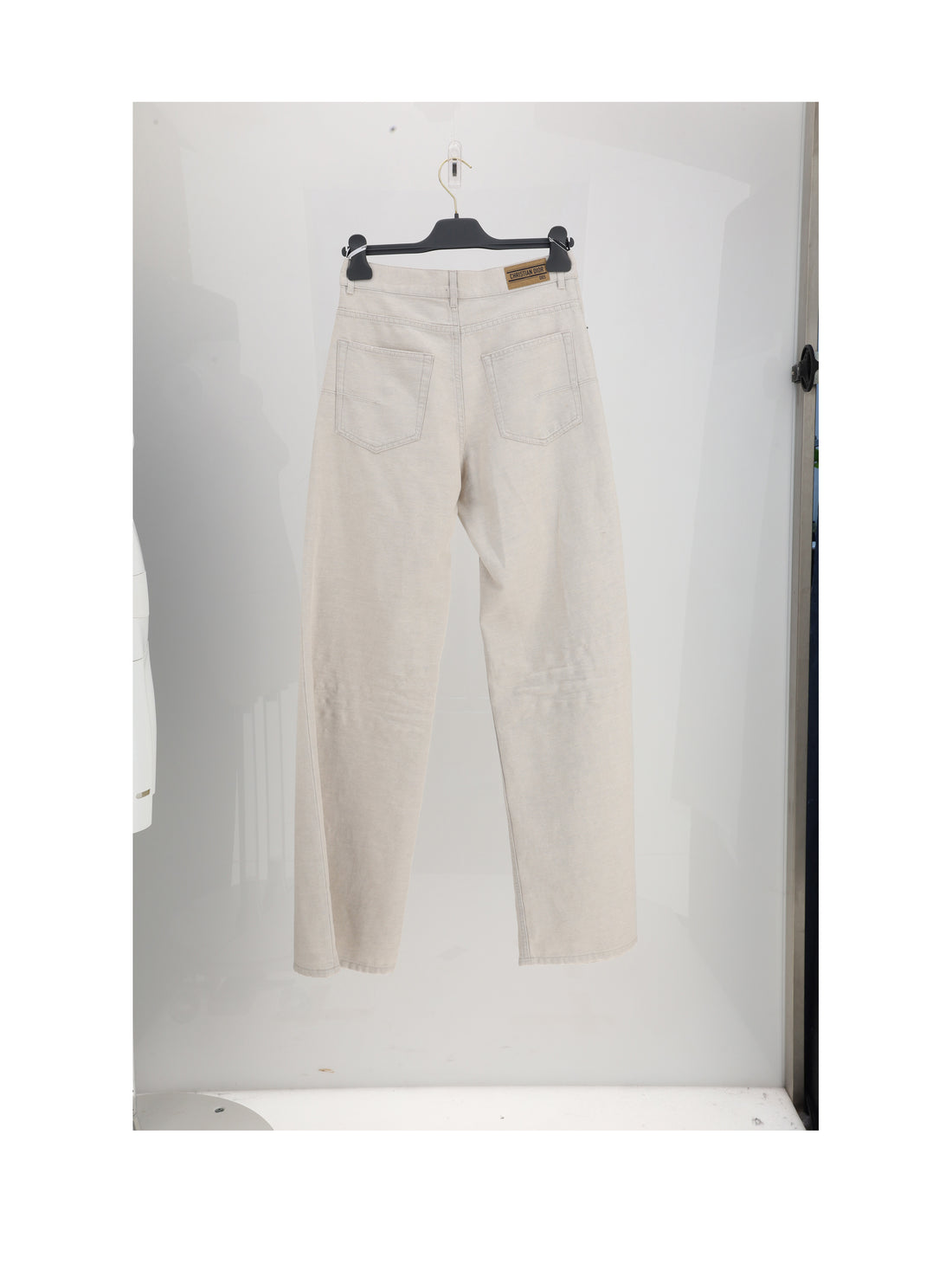DIOR 36 denim fiori pant