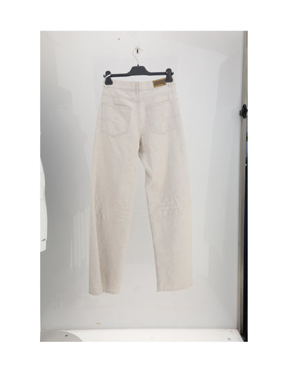 DIOR 36 denim fiori pant