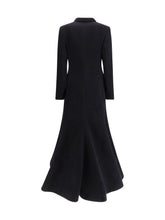 BALENCIAGA 36 oversized godet double-breasted coat