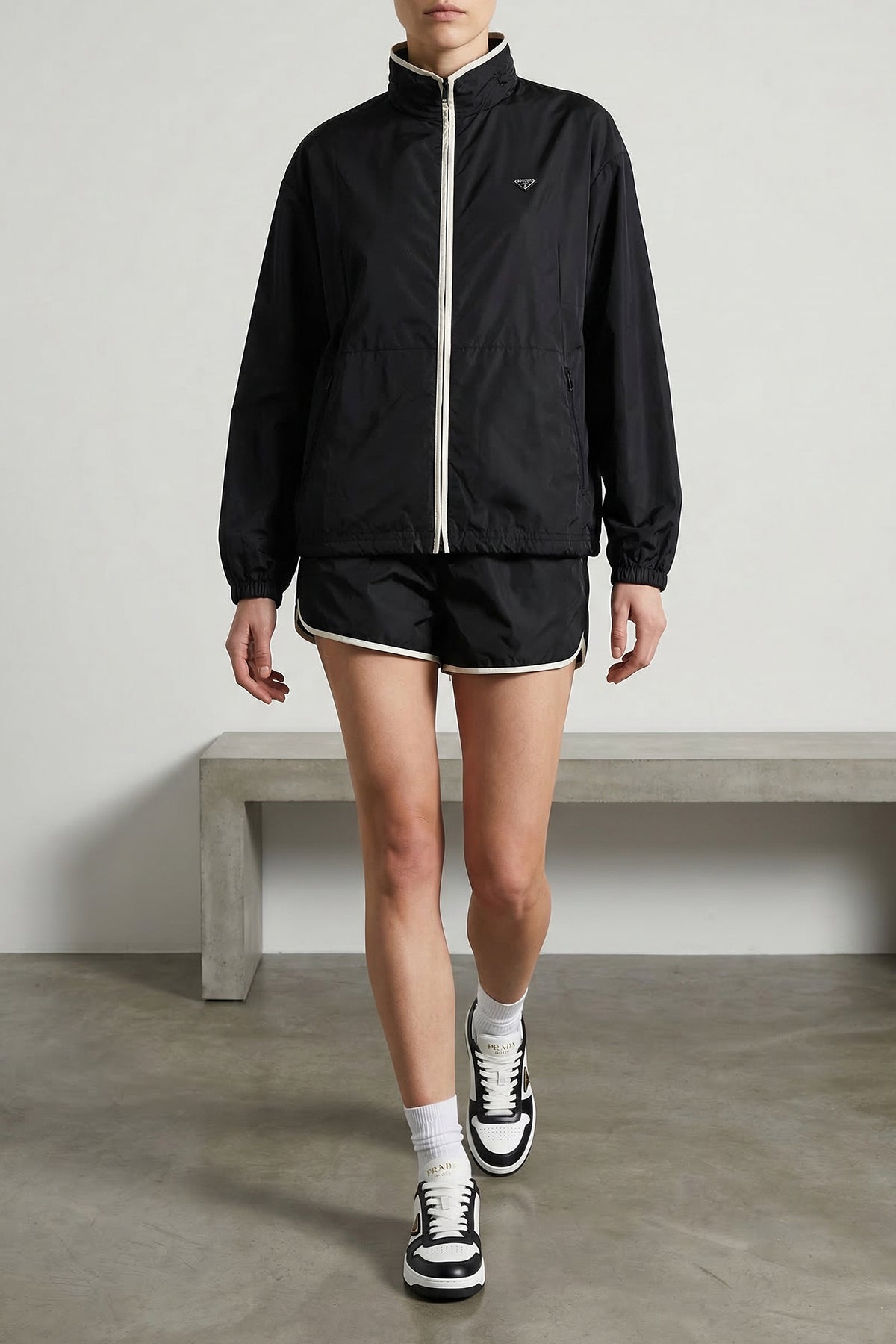 downtown leather sneakers