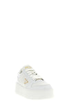 downtown bold openwork leather sneakers