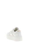 downtown bold openwork leather sneakers