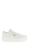 downtown bold openwork leather sneakers