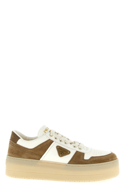 downtown bold nappa and suede sneakers