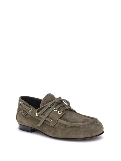 PROENZA SCHOULER 36 suede deck loafers