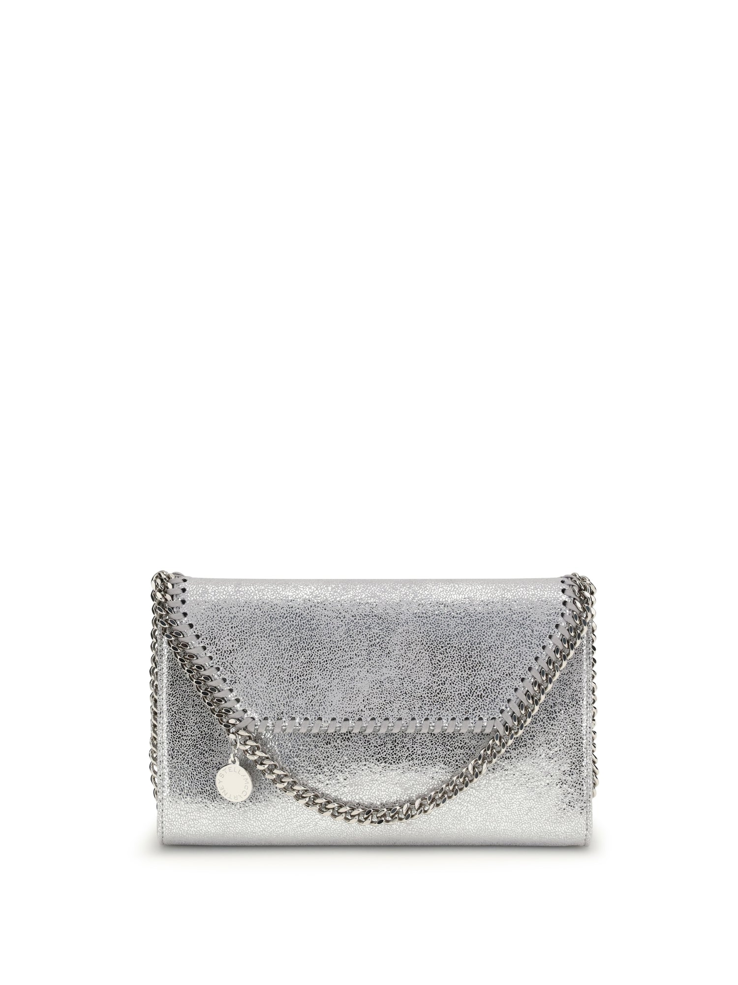 STELLA MCCARTNEY OS falabella metallic finish shoulder bag 